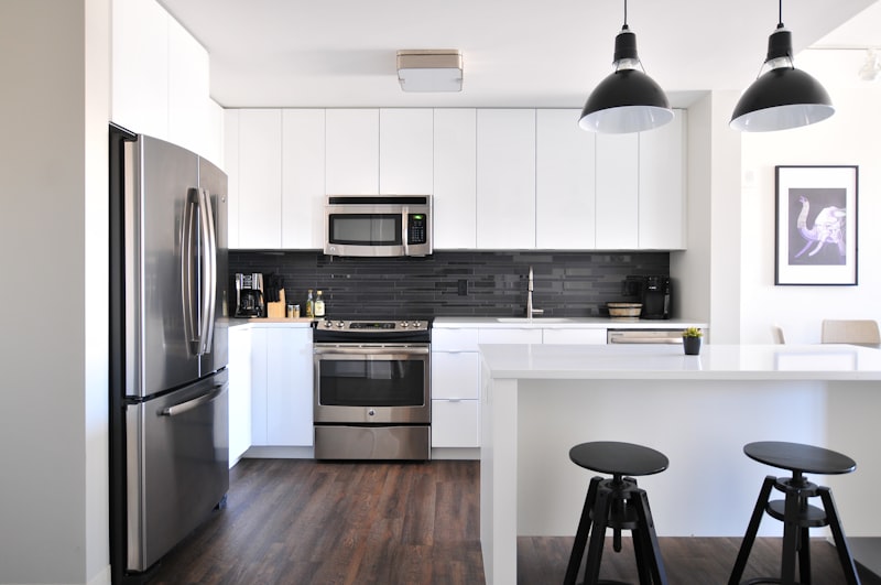 A newly fitted kitchen